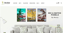 Desktop Screenshot of paintbymunzy.com